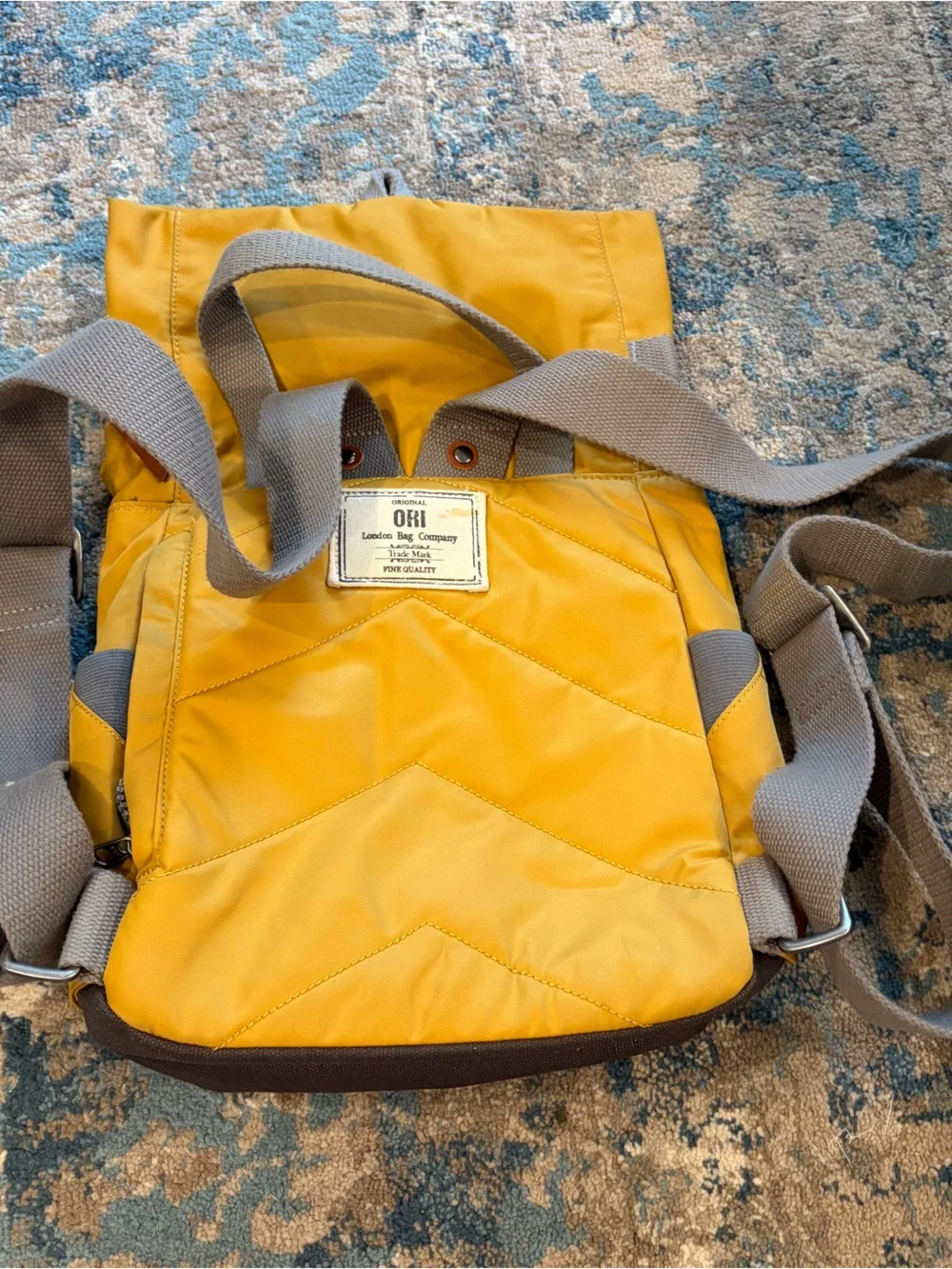 ORI Travel Backpack Small Water Resistant Nylon Rolltop, Laptop, Backpack